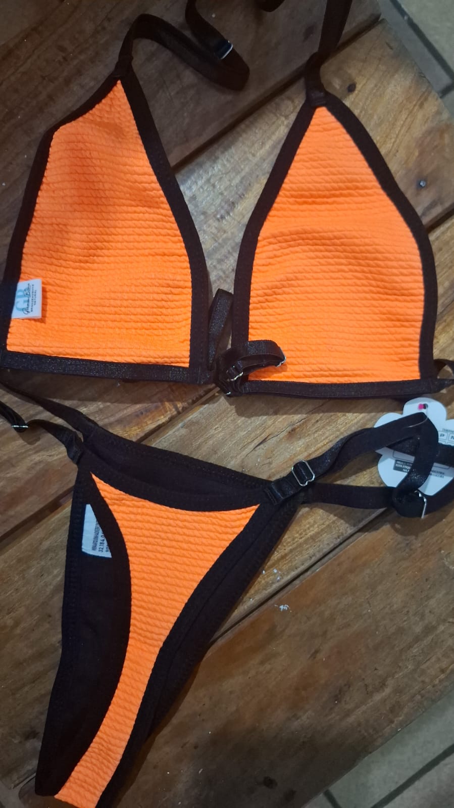 Biquíni laranja Glamour Bronze