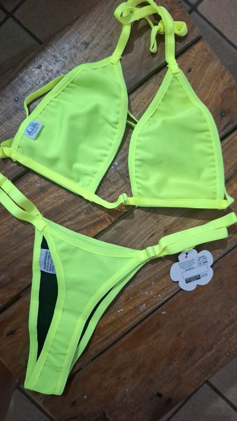 Biquíni neon Glamour Bronze